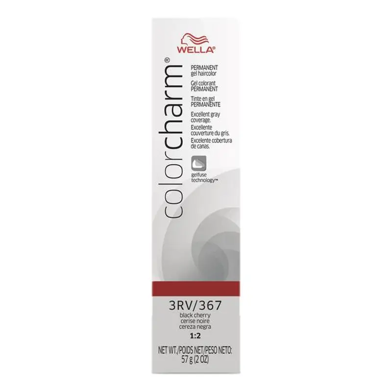 Wella Color Charm Gel Permanent Hair Color - 3RV/367 Black Cherry