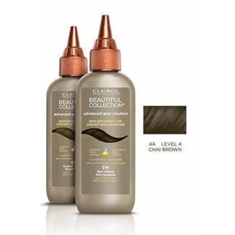 Beautiful Collection Semi-Permanent Advanced Gray Solution - 4A Chai Brown