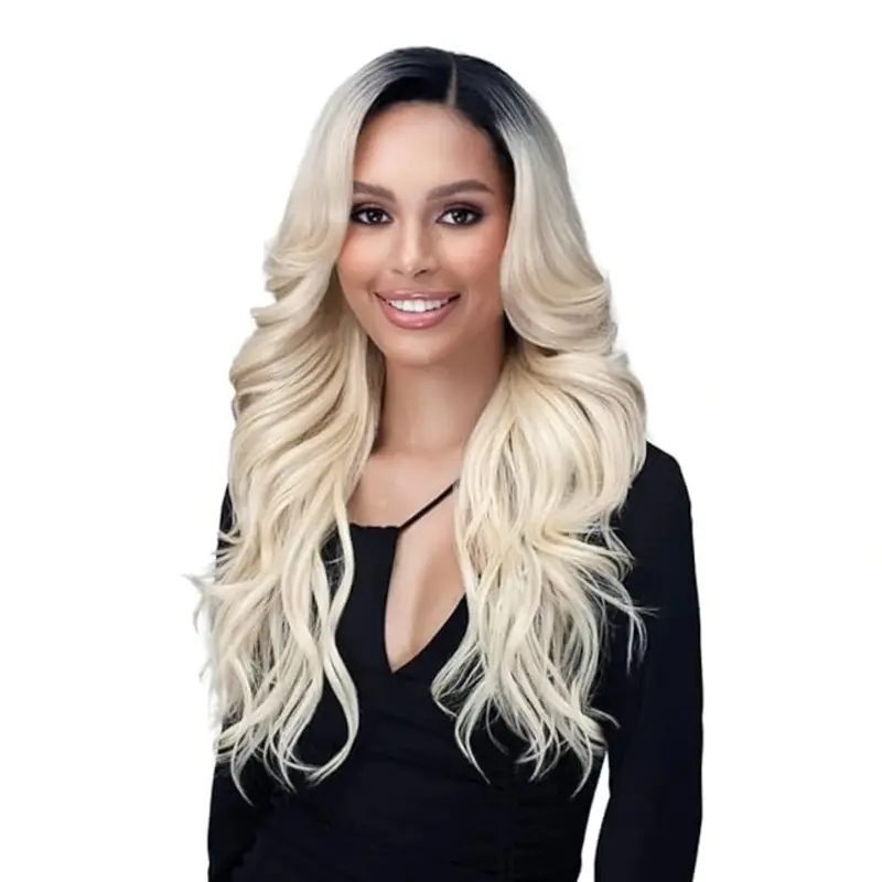Laude & Co 13x4 HD Glueless Free Parting Human Hair Blend Wig - Avery