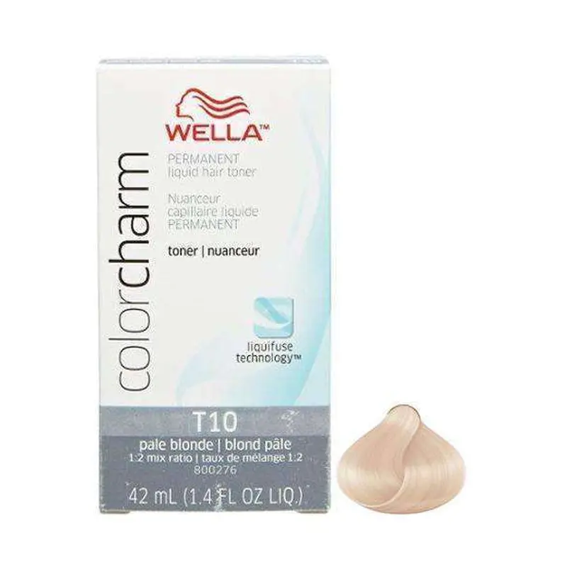Wella Color Charm Permanent Liquid Hair Toner - T10 Pale Blonde