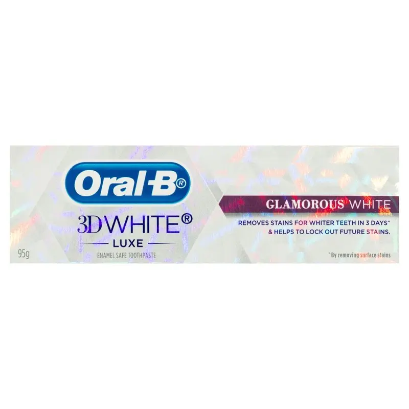 Oral B Toothpaste 3D White Luxe Glam 95g
