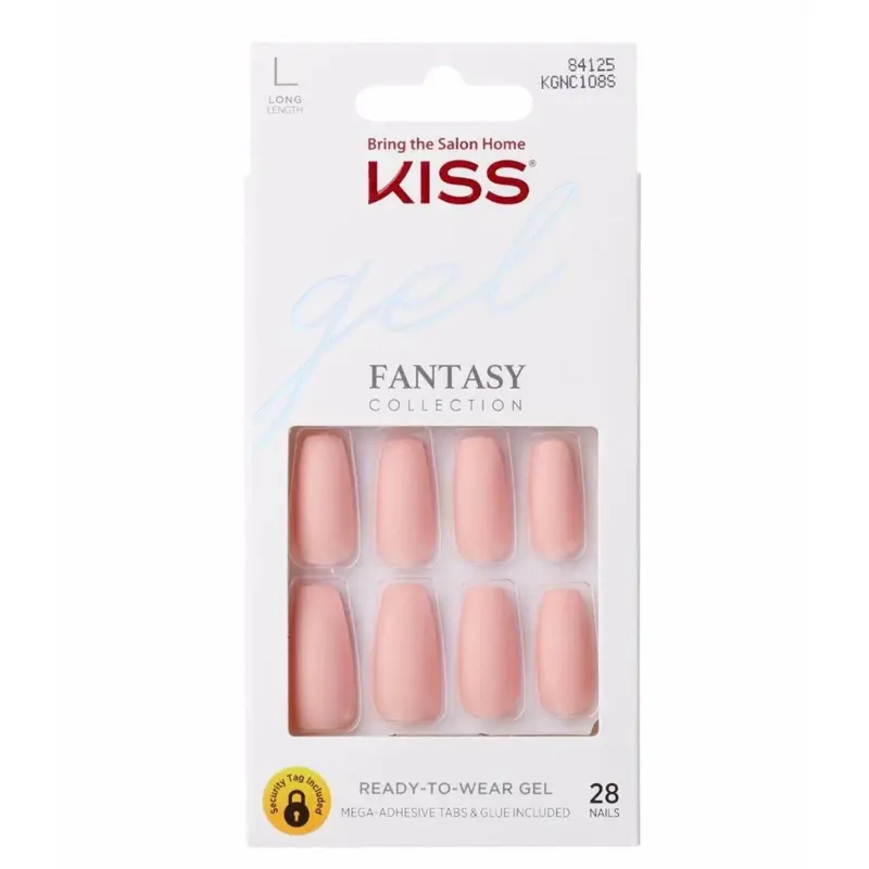 Kiss Gel Fantasy Collection Ready to Wear Gel Nails- Long Length [KGNC108S]