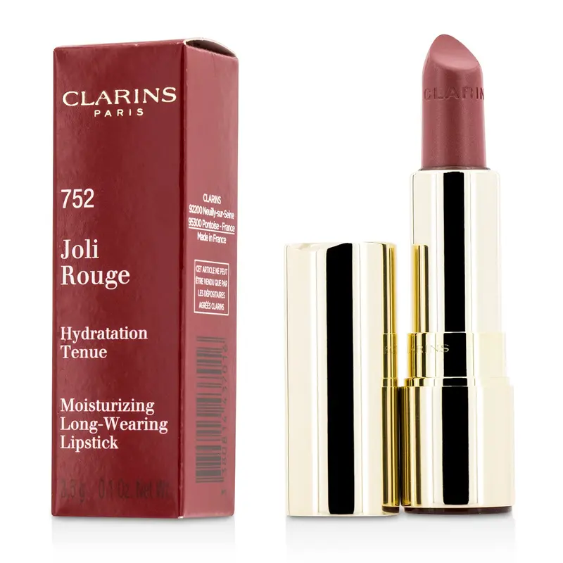 Clarins Joli Rouge (Long Wearing Moisturizing Lipstick) - # 752 Rosewood  3.5g/0.1oz
