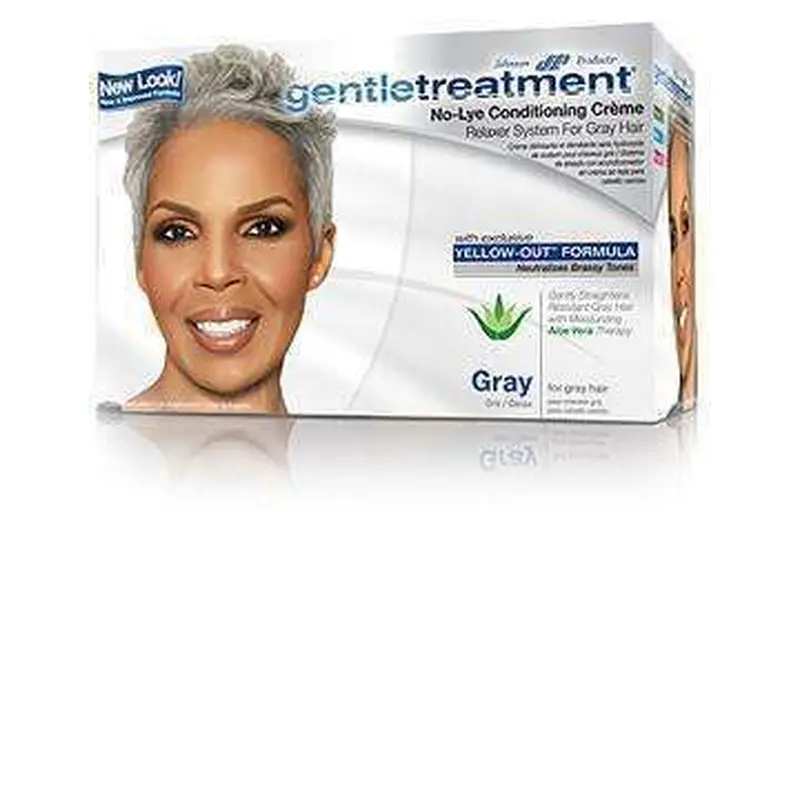 Gentle Treatment No Lye Conditioning Creme Relaxer System For Gray Hair