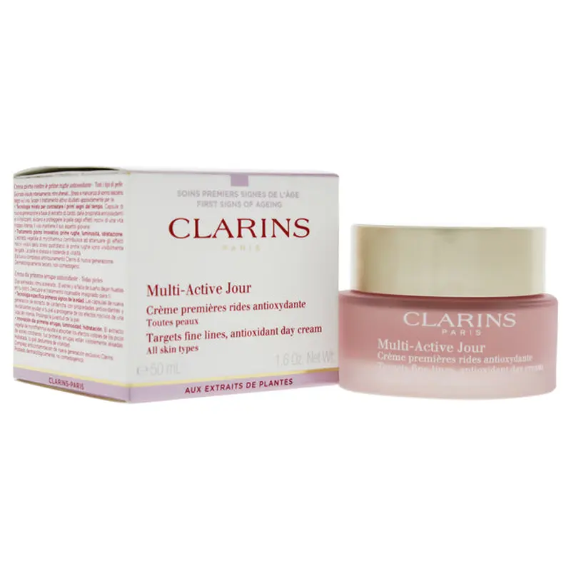 Clarins Multi-Active Day Cream - All Skin Types by Clarins for Women - 1.6 oz Cream