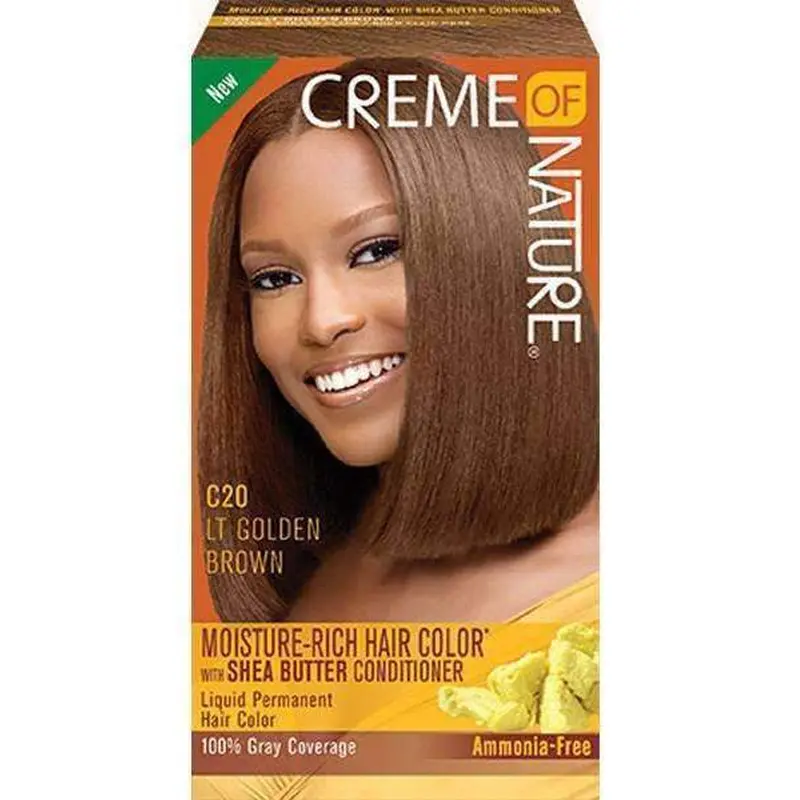 Creme Of Nature Moisture-Rich Hair Color - C20 Light Golden Brown