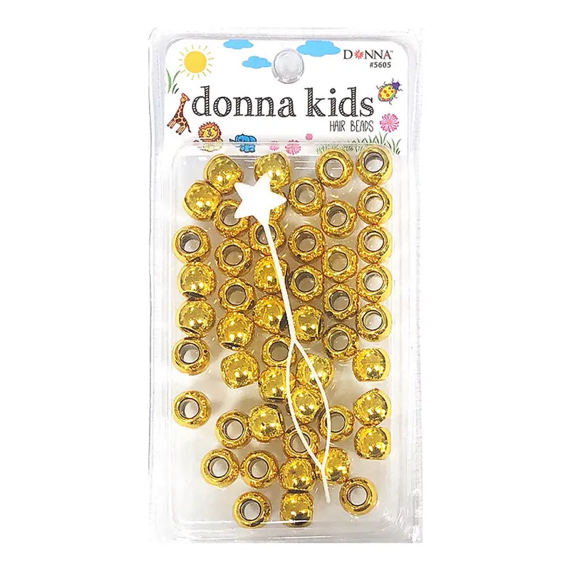 Donna Kids Hair Beads - Gold #5605