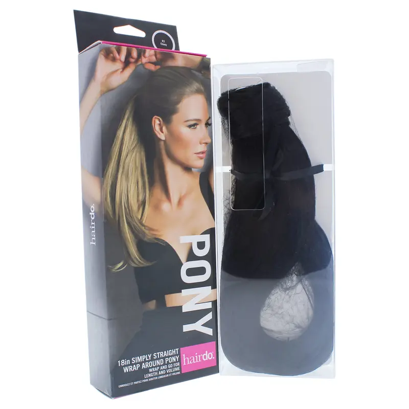 Hairdo Simply Straight Pony - R2 Ebony by Hairdo for Women - 18 Inch Hair Extension