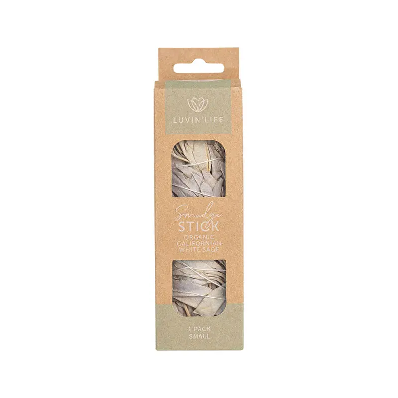 Luvin Life Luvin' Life Organic Californian White Sage Smudge Stick Small (approx 16cm)