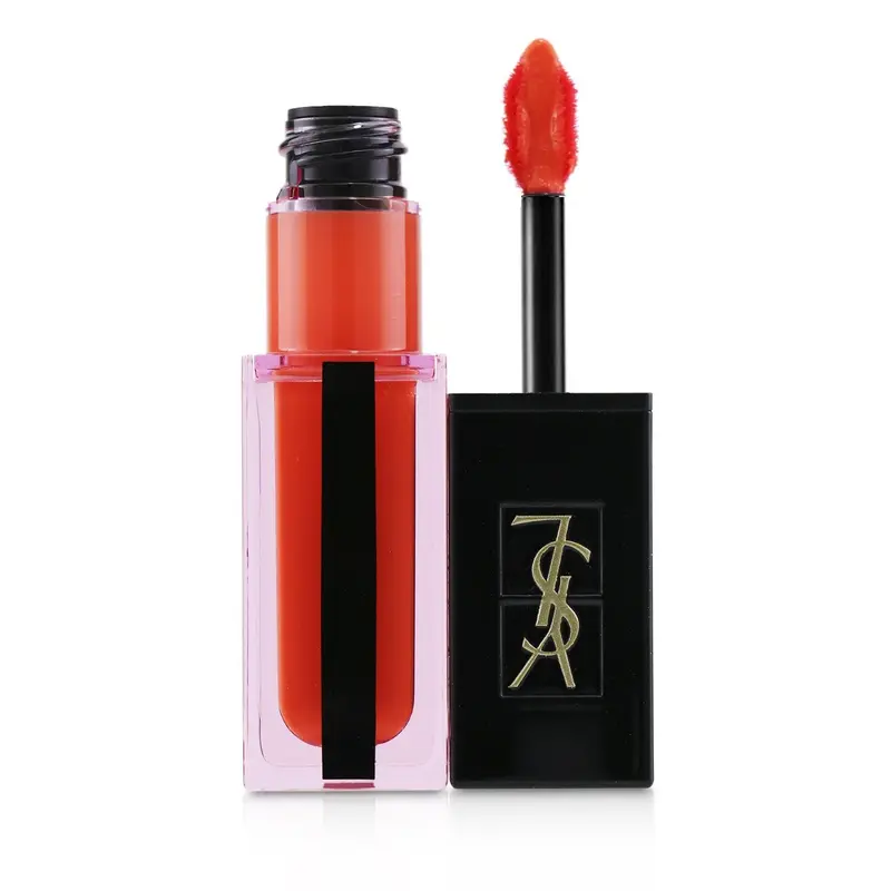 Yves Saint Laurent Rouge Pur Couture Vernis  Lvres Water Stain - # 605 Bain De Corail