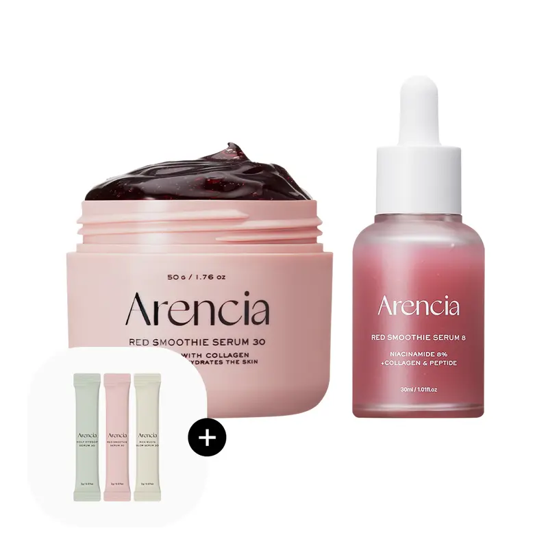 Arencia Red Smoothie Serum(No.8 , No 30) Duo Set