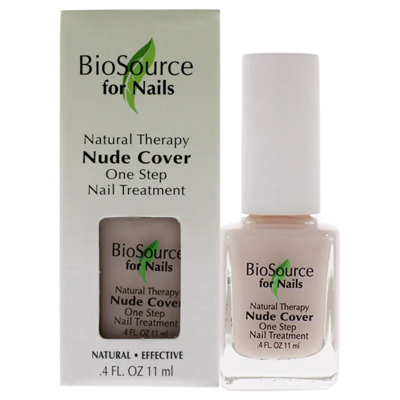 BioSource Natural Therapy Nude Cover by BioSource for Women - 0.4 oz Nail Treatment