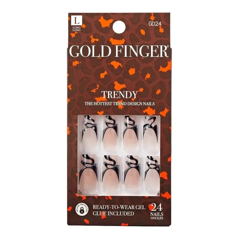 Gold Finger Trendy Nails - Be Yourself