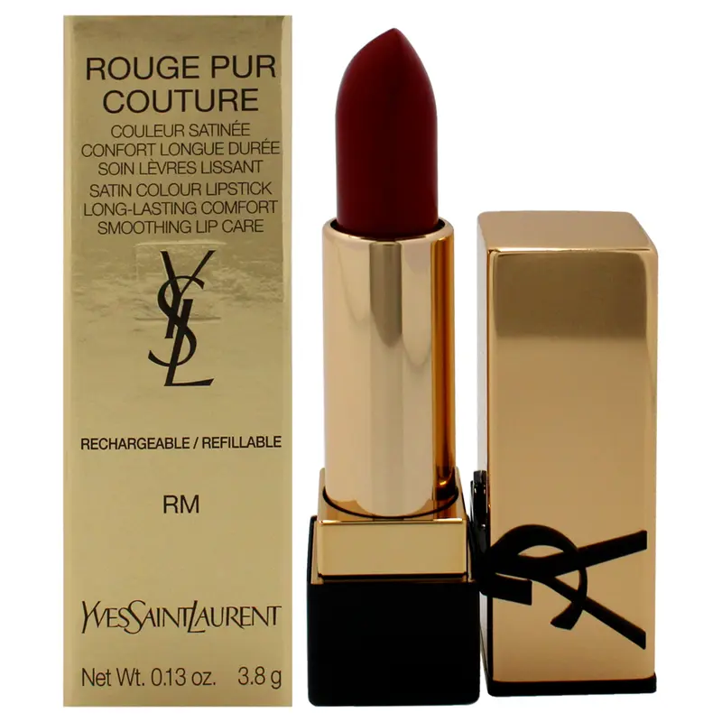 Yves Saint Laurent Rouge Pur Couture Satin Lipstick - RM Rouge Muse by Yves Saint Laurent for Women - 0.13 oz Lipstick