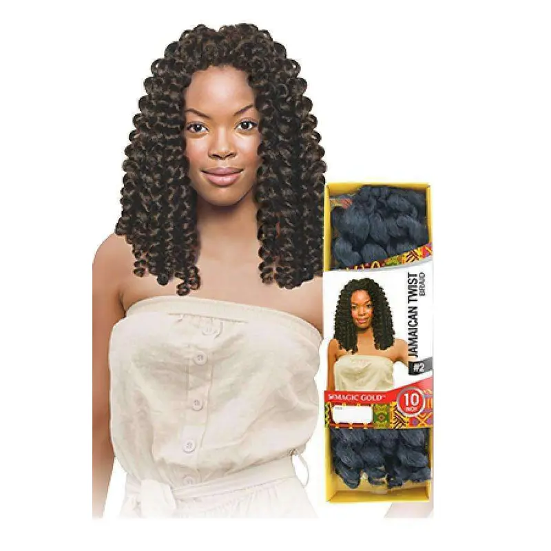 Magic Gold Jamaican Twist Braid #2 10"