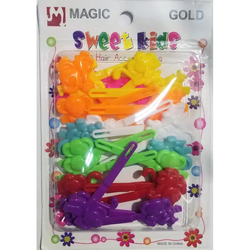 Sweet Kids Hair Barrettes - Elephants Assorted #5114AS