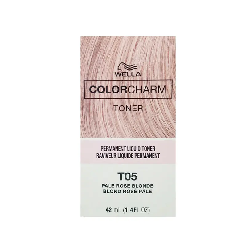Wella Color Charm Permanent Liquid Hair Toner - T05 Pale Rose Blonde