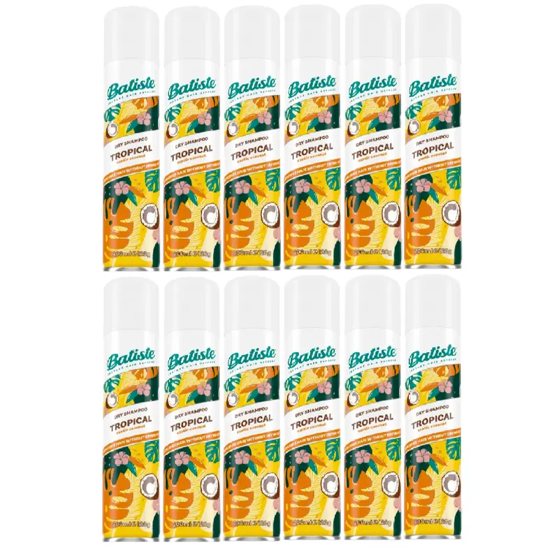12 Pack Batiste Dry Shampoo Tropical Exotic Coconut 3.81 oz