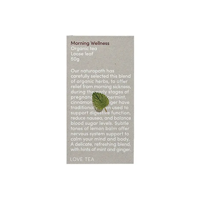 Love Tea Organic Morning Wellness Tea Loose Leaf 50g