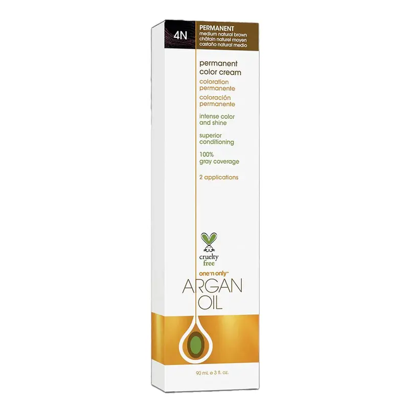 One 'n Only Argan Oil Permanent Hair Color - 4N Medium Natural Brown