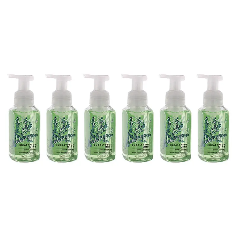 Bath & Body Works Eucalyptus Mint Hand Soap by Bath and Body Works for Unisex - 8.75 oz Soap - Pack of 6
