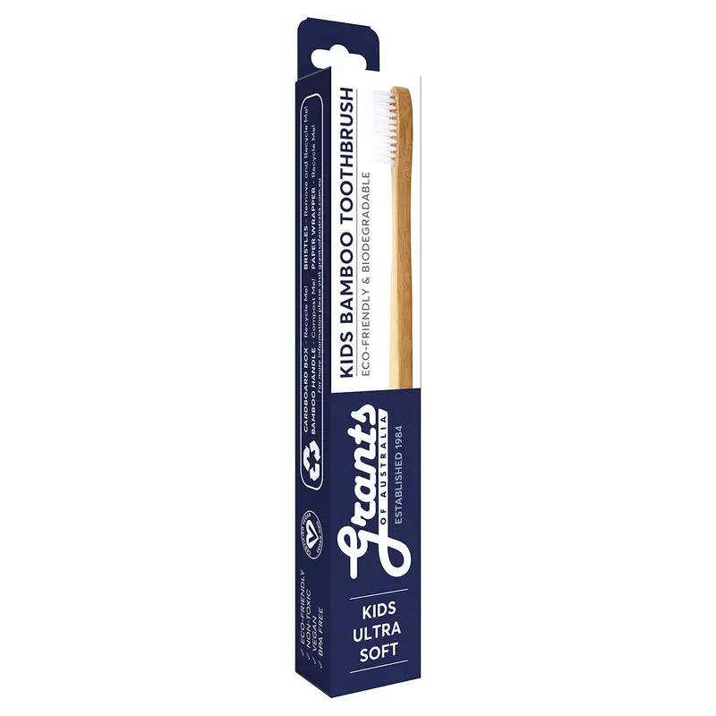 Grants Toothbrush Bamboo Kids Ultra Soft 1 Pack