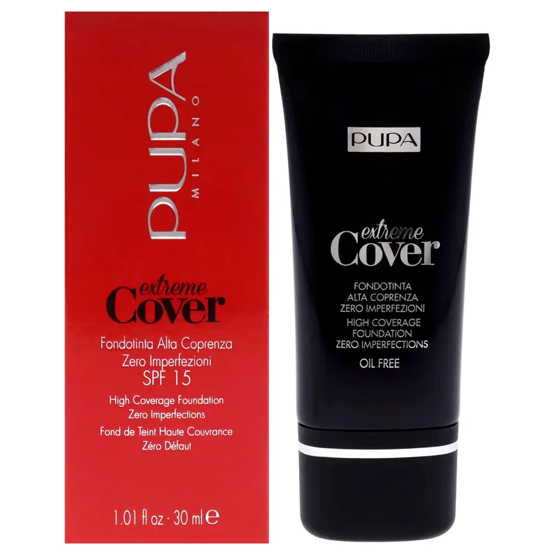 Pupa Milano Extreme Cover Foundation SPF 15 - 040 Medium Honey by Pupa Milano for Women - 1.01 oz Foundation