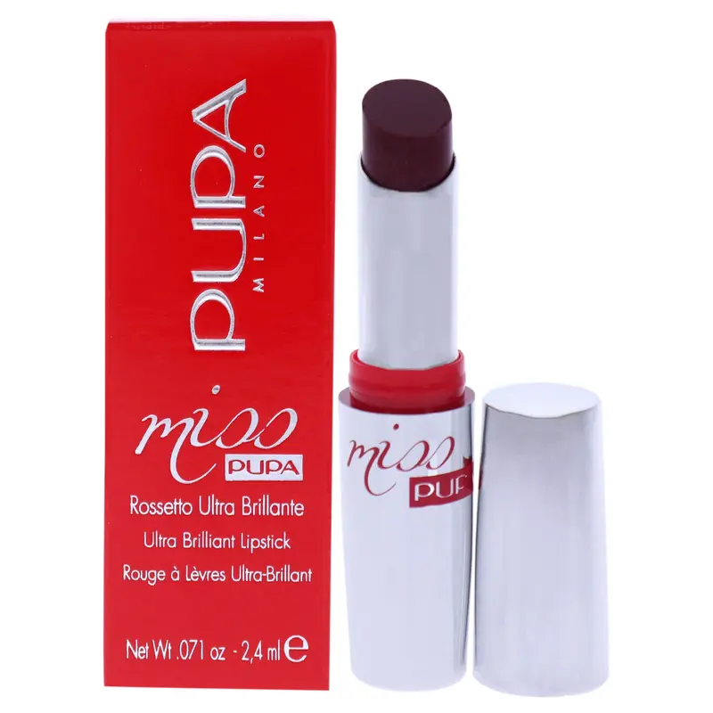 Pupa Milano Miss Pupa Ultra Brilliant Lipstick - 204 Jezebel by Pupa Milano for Women - 0.071 oz Lipstick