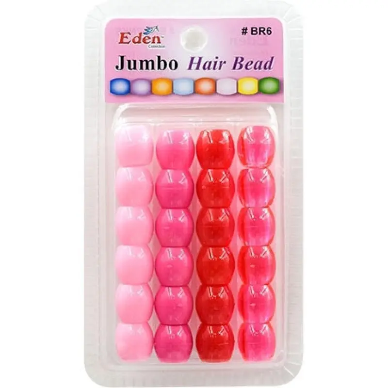 Eden Jumbo Hair Beads - Pink Tone #BR6PNK6