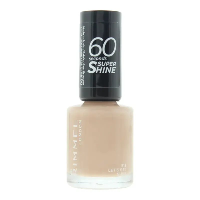 Rimmel 60 Seconds Super Shine 513 Let's Get Nude Nail Polish 8ml