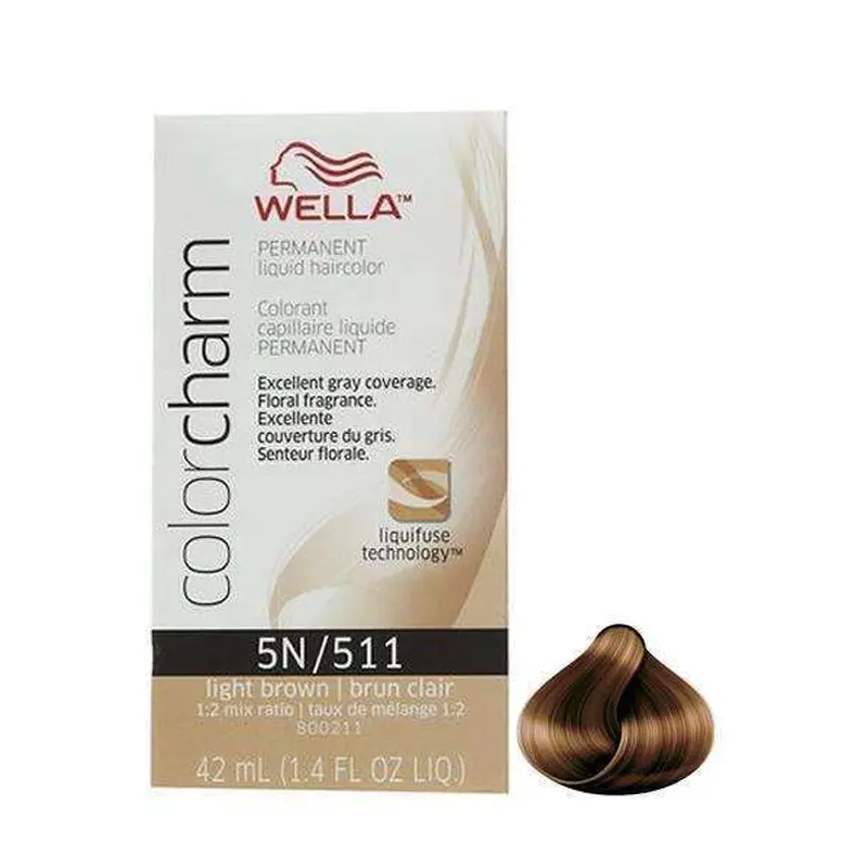 Wella Color Charm Permanent Liquid Hair Color - 5N/511 Light Brown