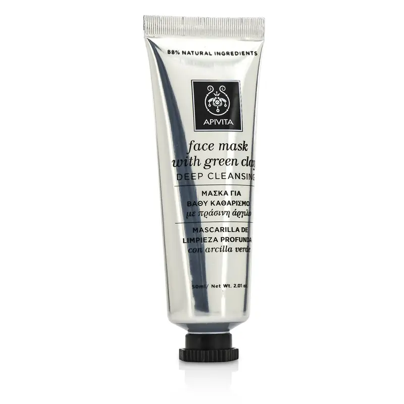 Apivita Face Mask with Green Clay - Deep Cleansing  50ml/2.01oz
