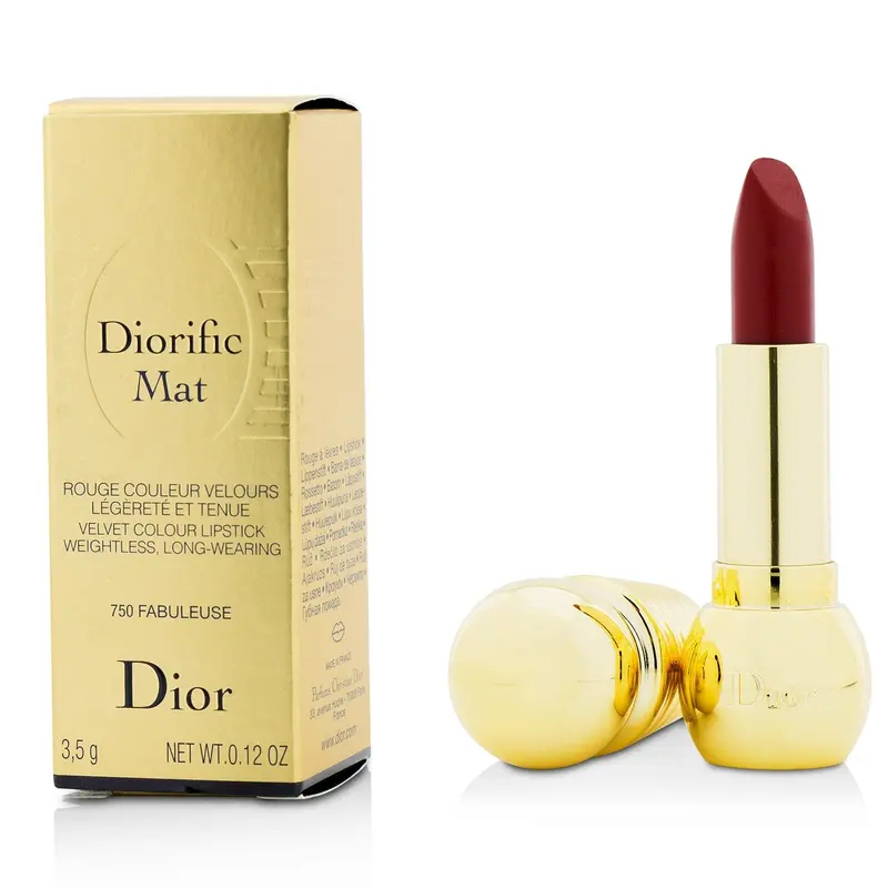 Christian Dior Diorific Mat Velvet Colour Lipstick - # 750 Fabuleuse  3.5g/0.12oz
