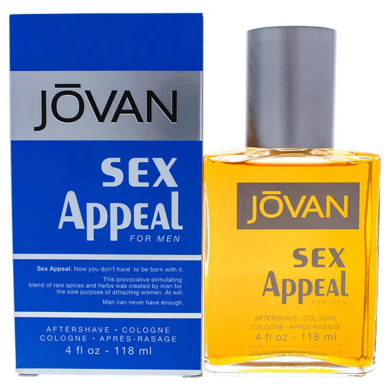 Coty Jovan Sex Appeal by Coty for Men - 4 oz After Shave Splash
