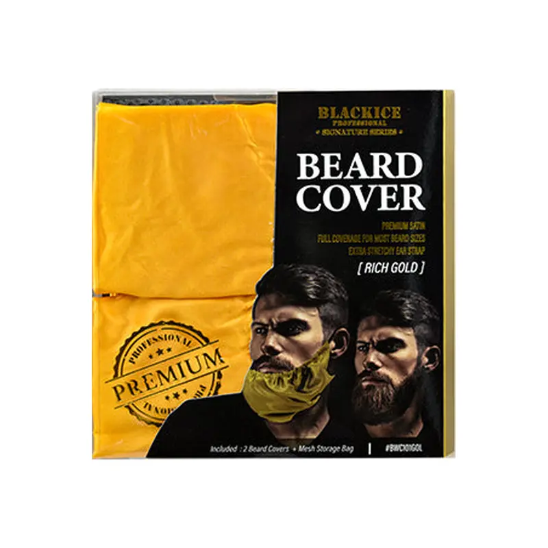 Black Ice Beard Cover - Gold