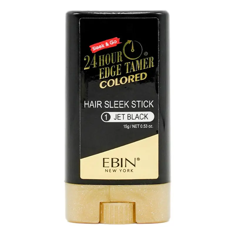 EBIN 24 Hour Edge Tamer Colored Hair Sleek Wax Stick - Jet Black