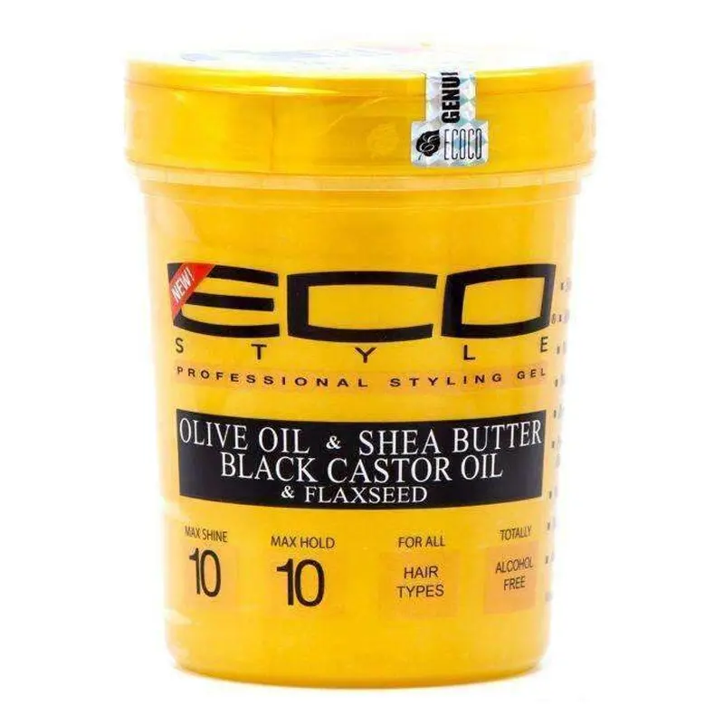 Eco Style Gold Olive Oil & Shea Butter Black Castor Oil & Flaxseed Styling Gel 32oz