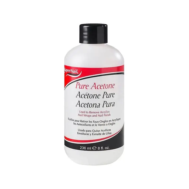 SuperNail 100% Pure Acetone 8 oz