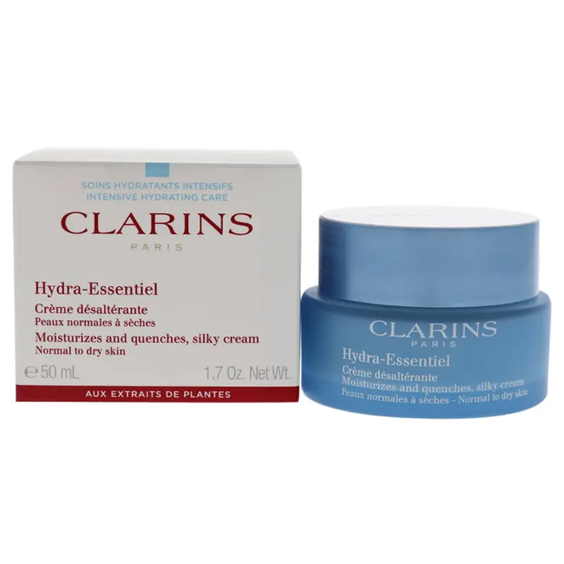 Clarins Hydra-Essentiel Silky Cream - Normal to Dry Skin by Clarins for Women - 1.7 oz Cream