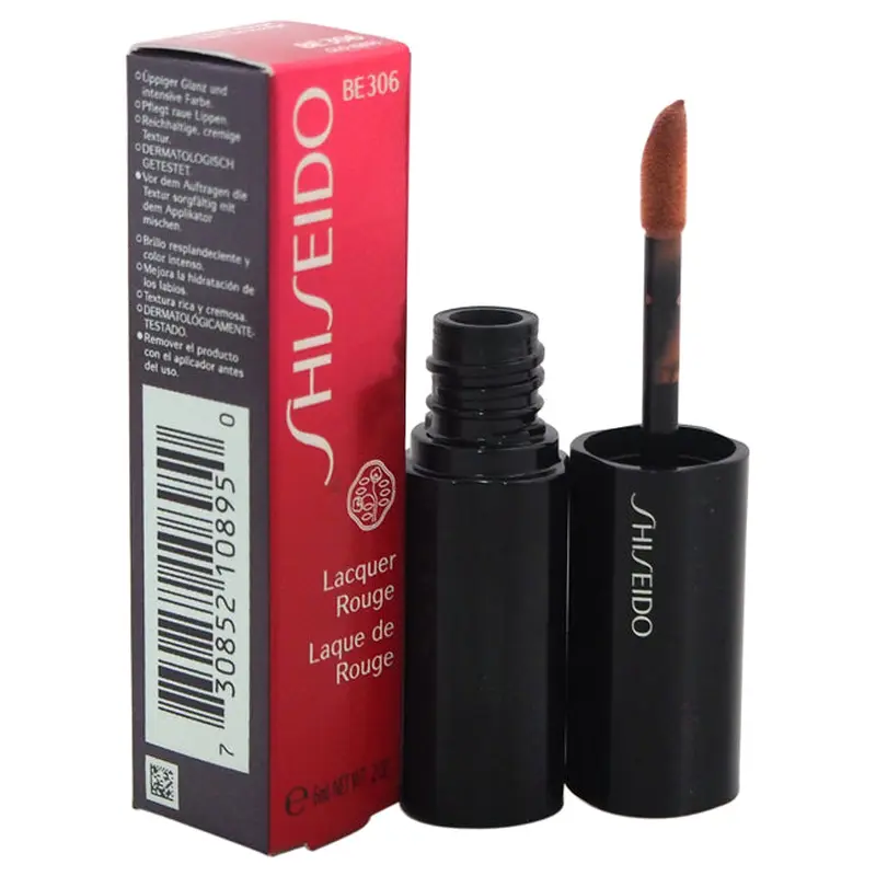 Shiseido Lacquer Rouge - # BE306 Camel by Shiseido for Women - 0.2 oz Lip Gloss
