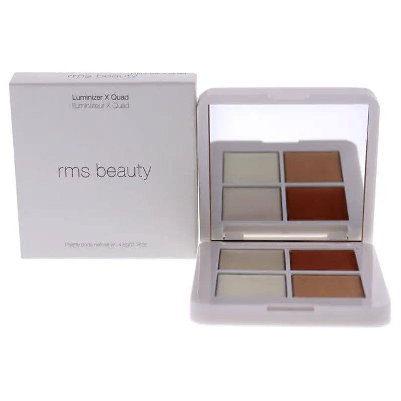 RMS Beauty Luminizer X Quad Highlighter by RMS Beauty for Women - 0.16 oz Highlighter
