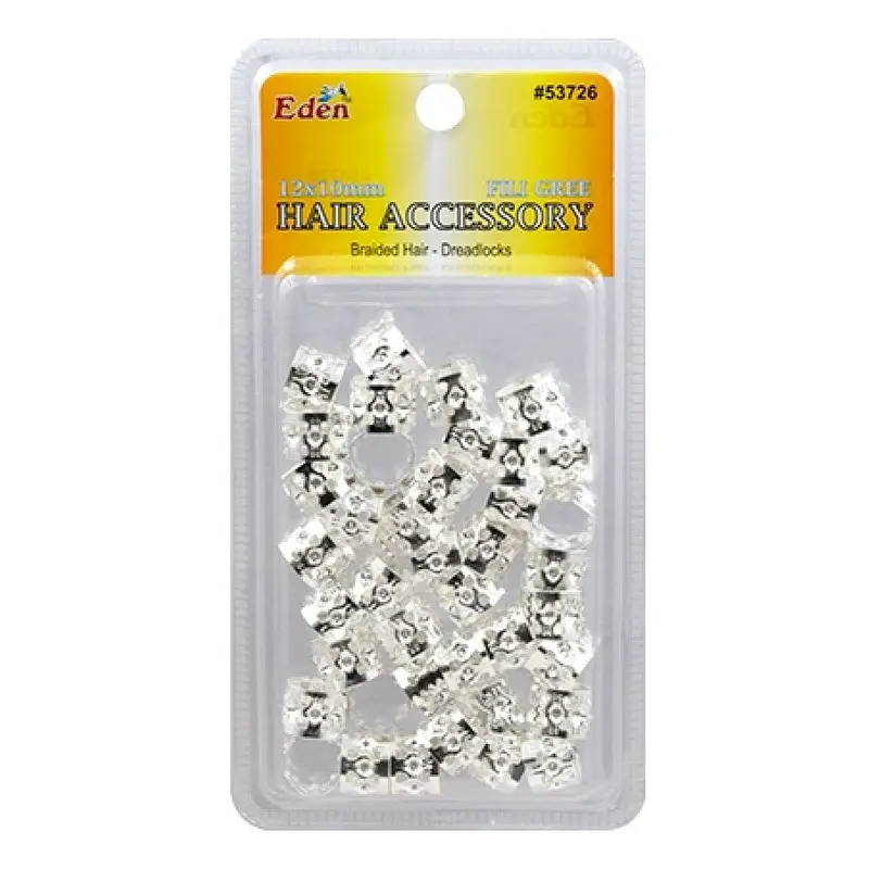 Eden Silver Filigree Tubes - 12x10mm #53726