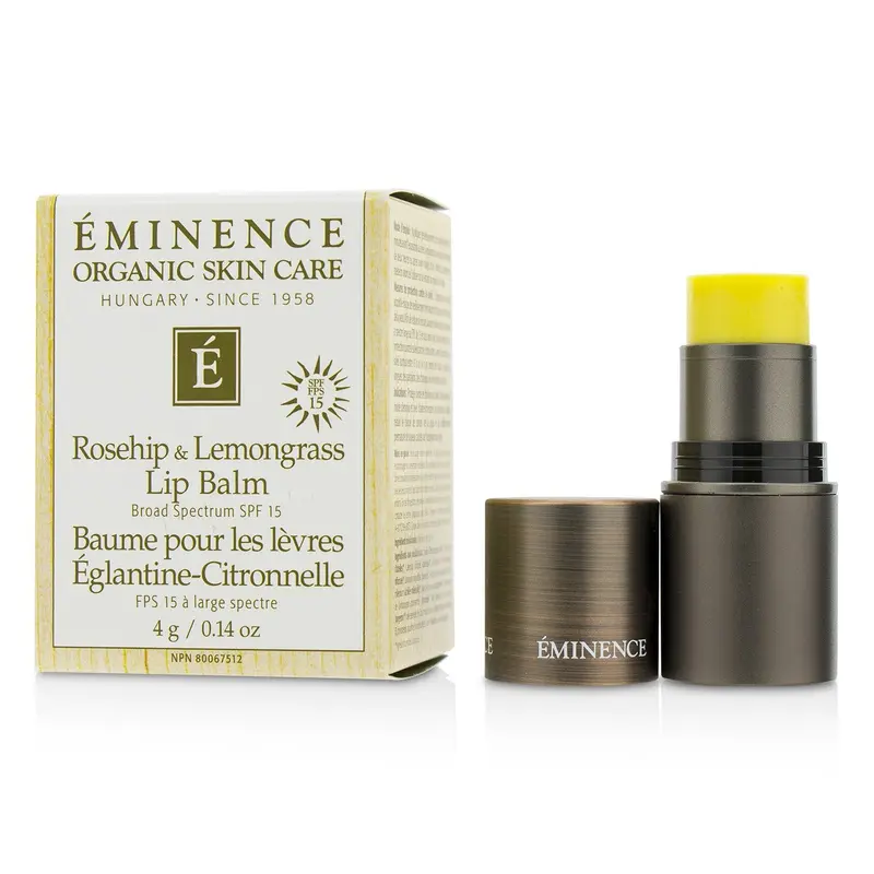 Eminence Rosehip & Lemongrass Lip Balm SPF 15  4g/0.14oz