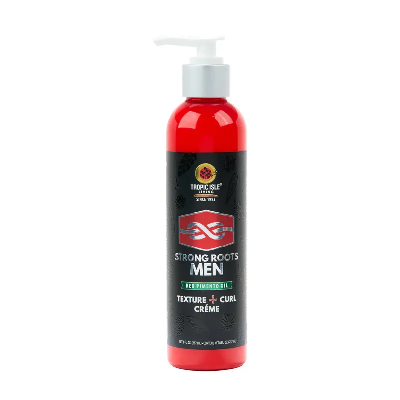 Tropic Isle Living Strong Roots Men Texture + Curl Creme 8 oz MSR24C