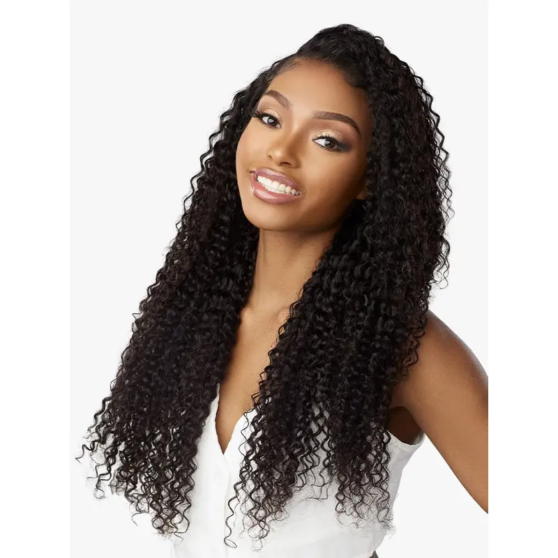 Glueless Imported 13A 13X4 HD Lace Front Wig Bohemian 20"