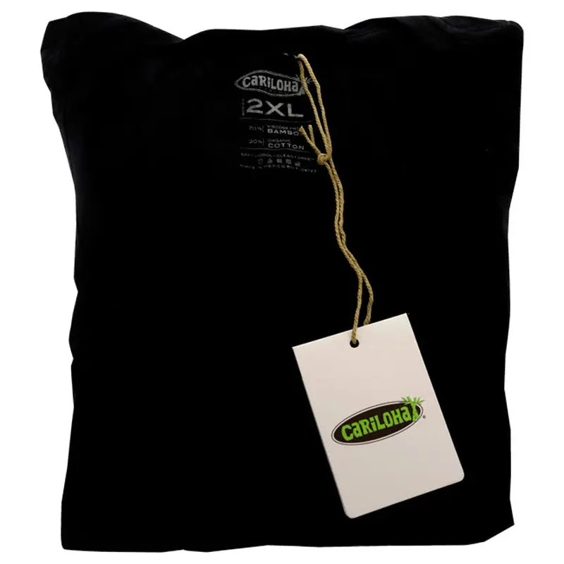 Cariloha Bamboo V-Neck Tee - Black by Cariloha for Women - 1 Pc T-Shirt (2XL)