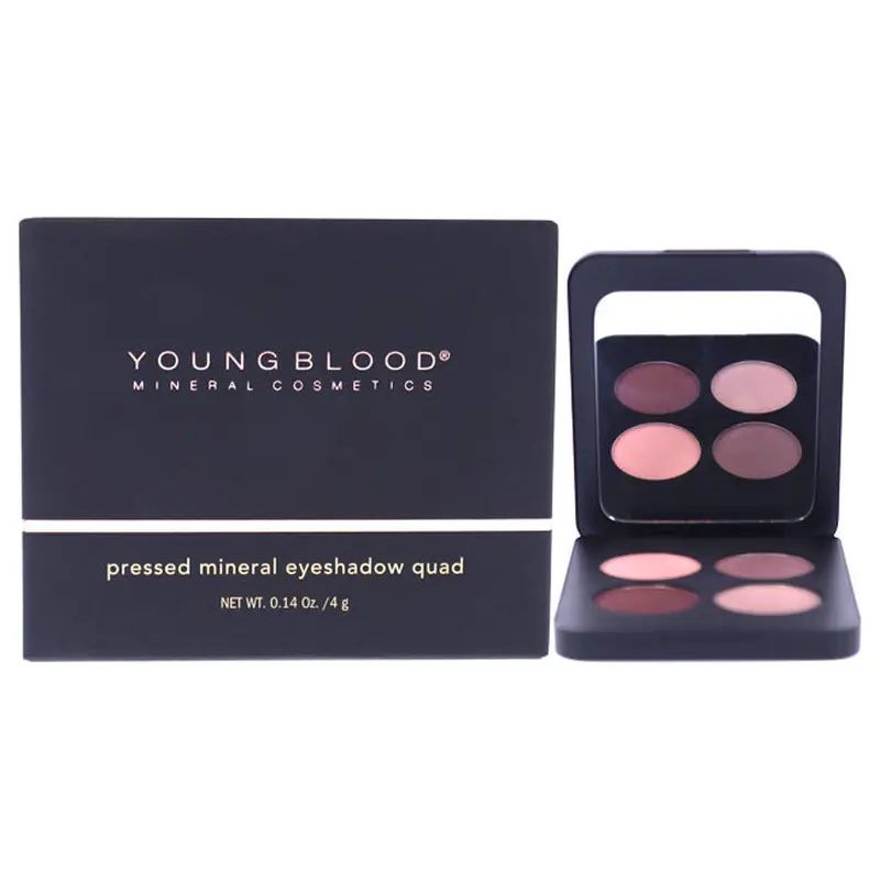 Youngblood Pressed Mineral Eyeshadow Quad - Vintage by Youngblood for Women - 0.14 oz Eye Shadow