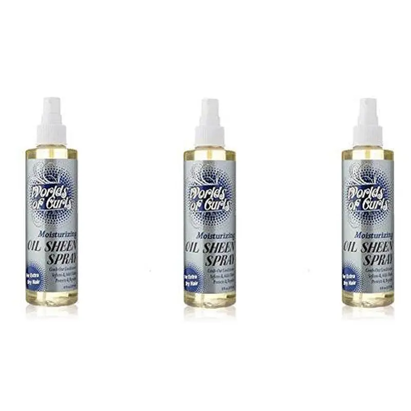 3 Pack World Of Curls Oil Sheen Ext 8 oz