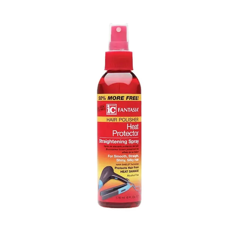 Fantasia IC Hair Polisher Heat Protector Straightening Spray 6 oz