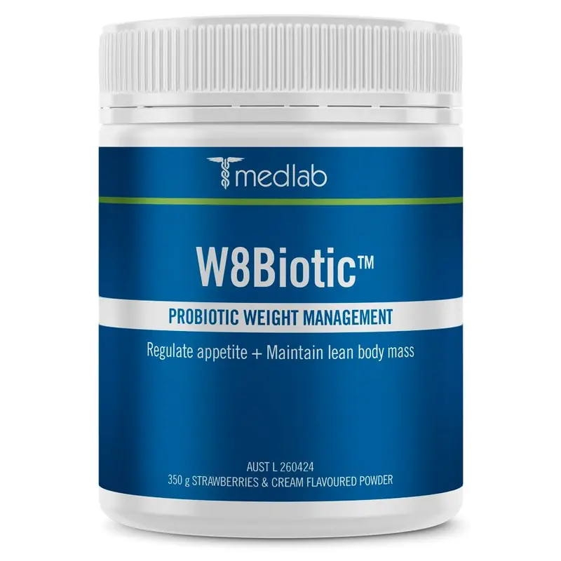 Medlab W8Biotic Strawberries & Cream 350g